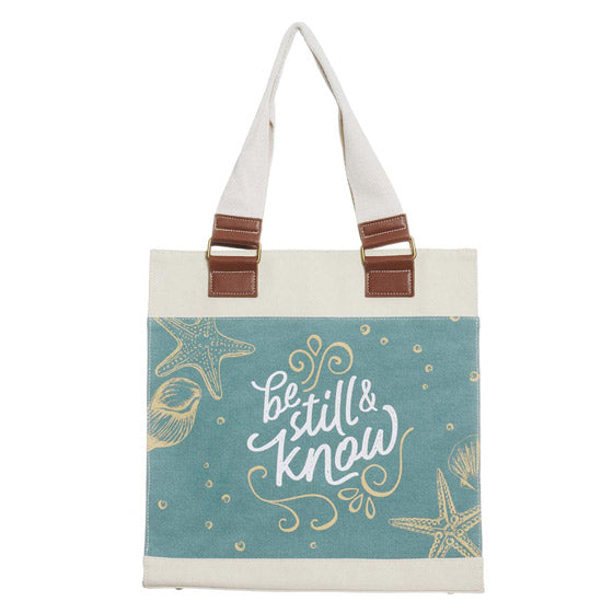 Be Still and Know Canvas Tote Bag