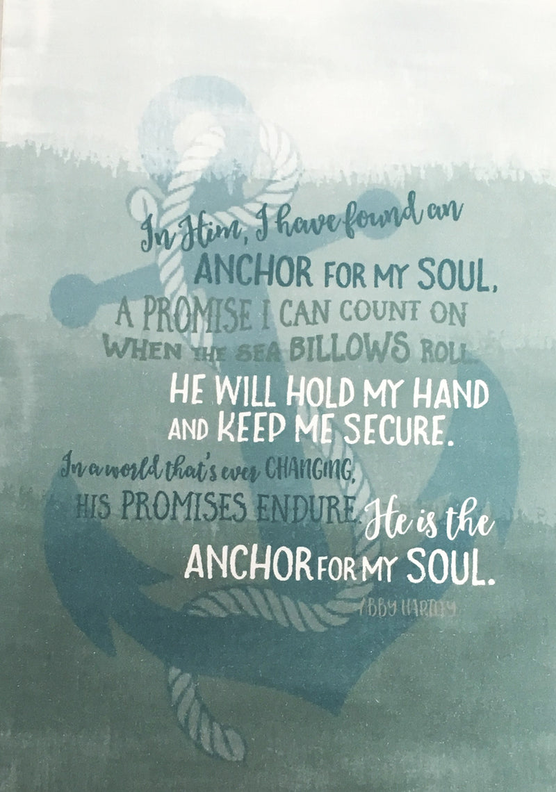 Anchor For My Soul - A6 Greeting Card - Re-vived