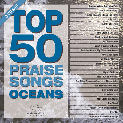 Top 50 Praise Songs - Oceans 3CD - Re-vived