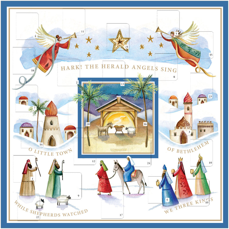 Advent Calendar Card: Carols