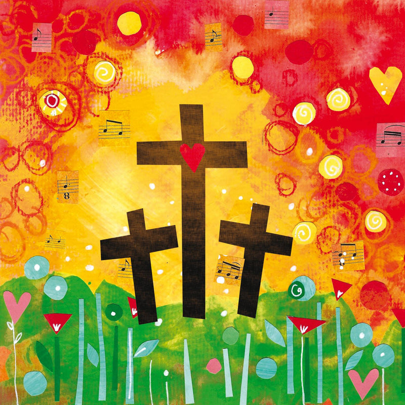Three Crosses Easter Cards (pack of 5)