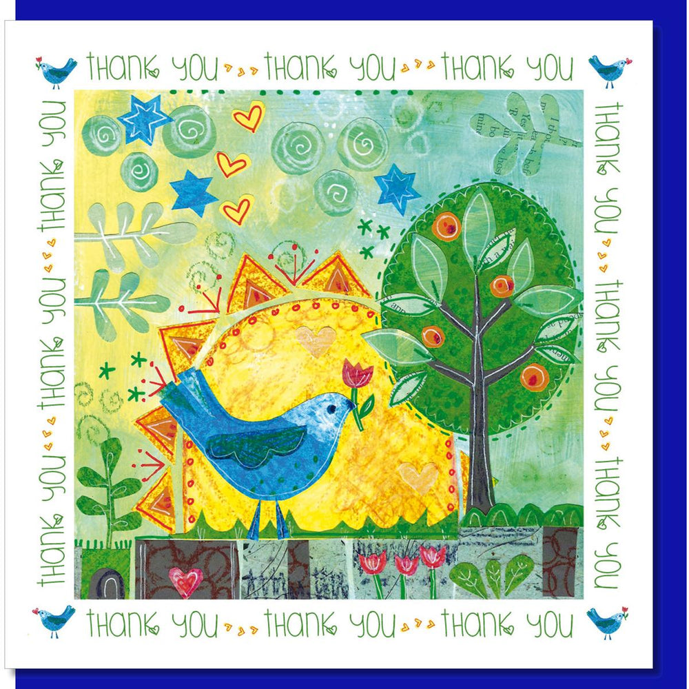 Thank You Sunrise Greetings Card - Re-vived