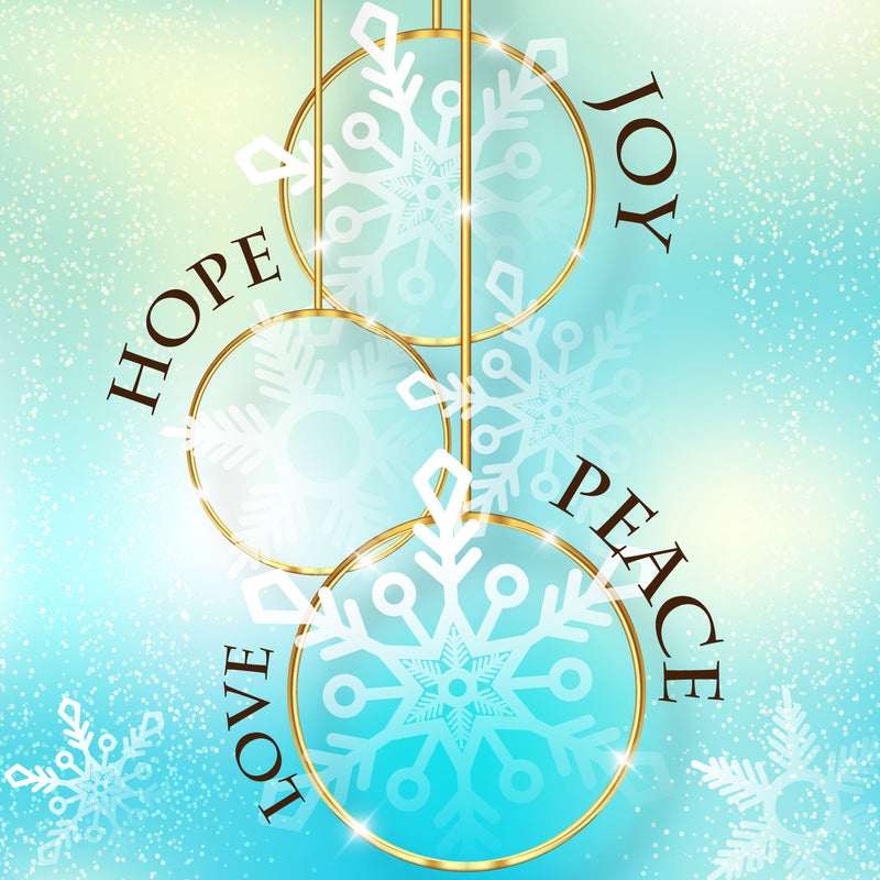 Hope, Joy, Peace Christmas Cards (pack of 10)