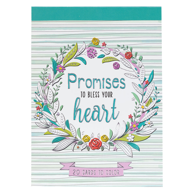 Coloring Card Book: Promises to Bless