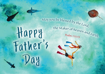 Happy Father's Day Postcard (pack of 20) - Re-vived