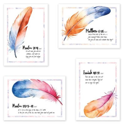 Boxed Card All Occassions - Under His Wings (pack of 12) - Re-vived