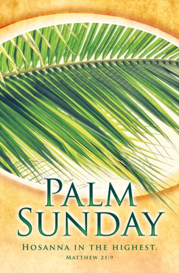 Palm Sunday Hosanna in the Highest Bulletin (Pack of 100) – Re-vived