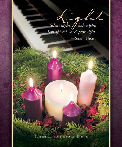 Advent Light of the World Bulletin Large (Pack of 100) - Re-vived