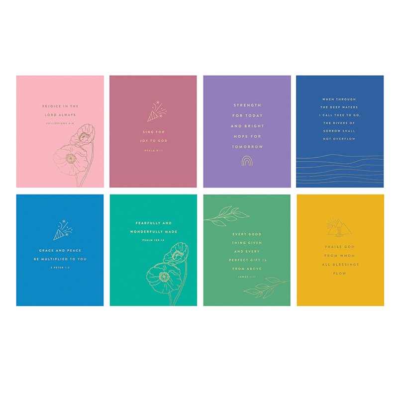 Kaleidoscope of Blessings Greeting Cards Set of 20 - Re-vived