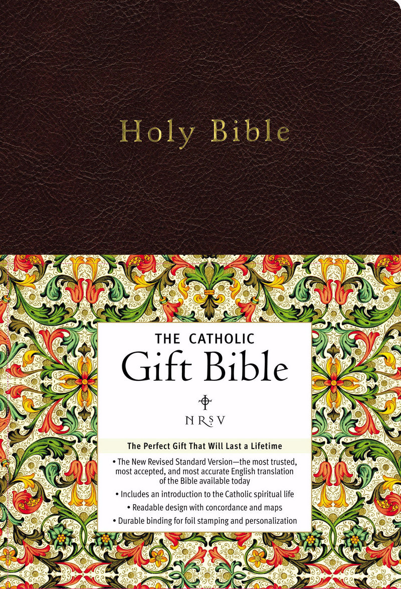 NRSV Catholic Gift Bible, Black - Re-vived