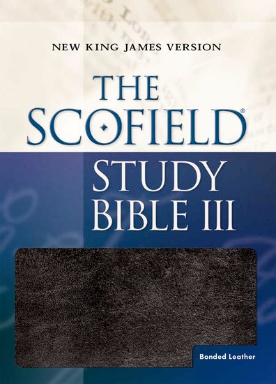 NKJV Scofield Study Bible III, Black, Indexed