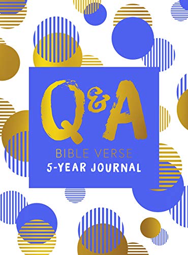 Q & A Bible Verse 5-Year Journal, Blue - Re-vived