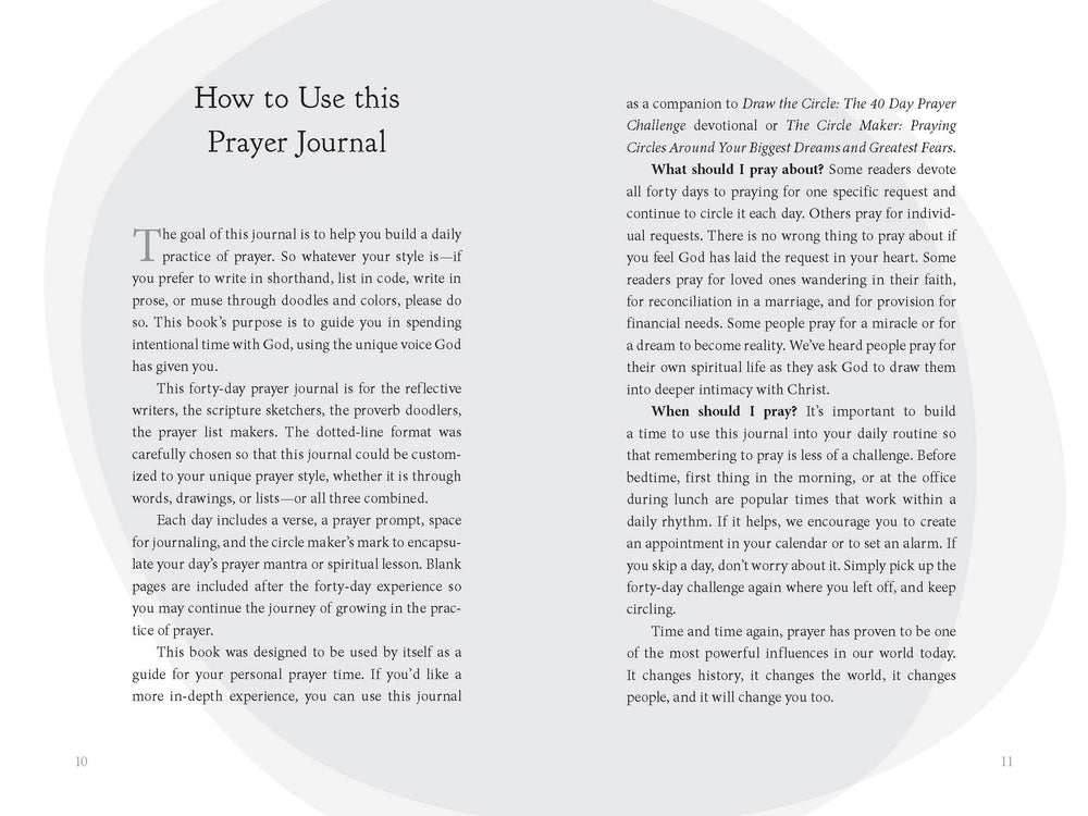 Draw The Circle Prayer Journal - Re-vived