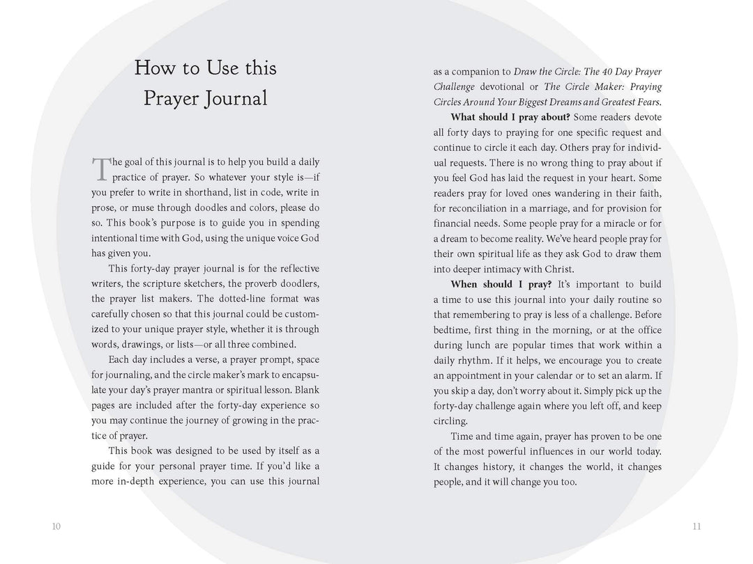 Draw The Circle Prayer Journal - Re-vived