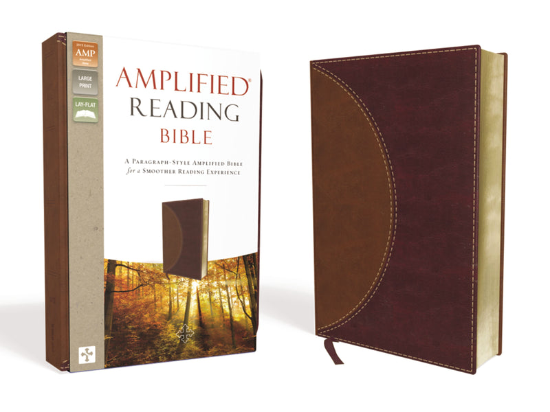 Amplified Reading Bible, Leathersoft, Brown