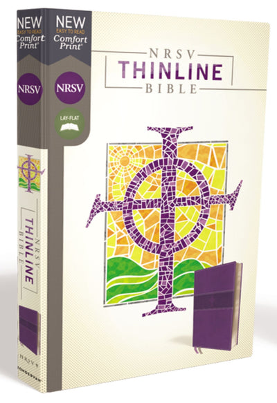 NRSV Thinline Bible, Purple, Comfort Print - Re-vived