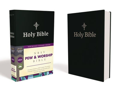 NRSV Pew And Worship Bible, Black, Comfort Print - Re-vived