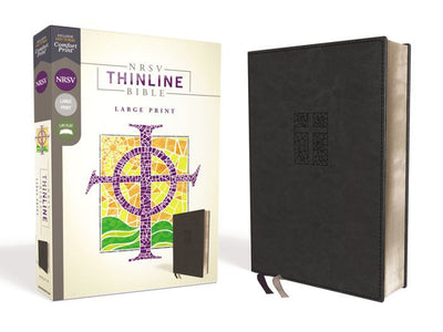 NRSV Thinline Bible, Black, Large Print - Re-vived