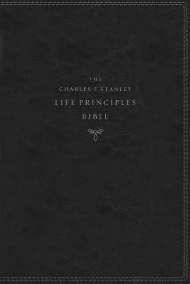 KJV Charles Stanley Life Principles Bible, Black - Re-vived