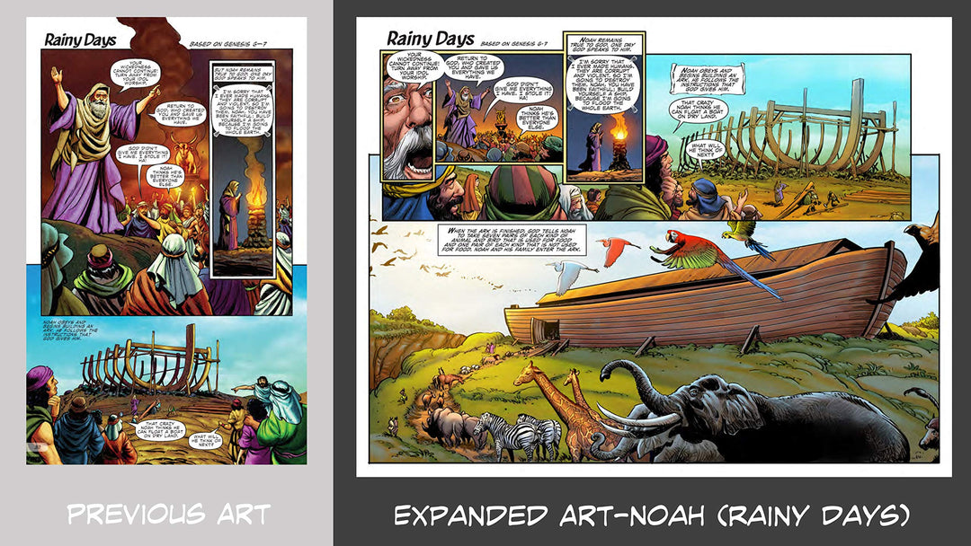 The Action Bible: New and Expanded Stories - Re-vived