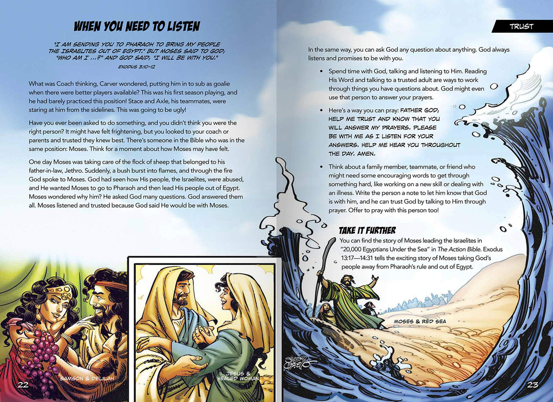 The Action Bible Anytime Devotions - Re-vived