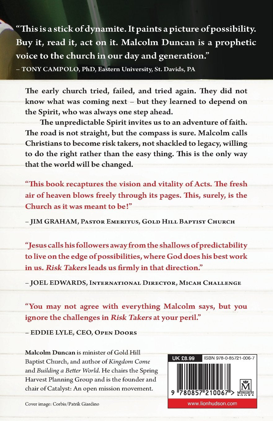 Risk Takers: The Life God Intends For You - Re-vived