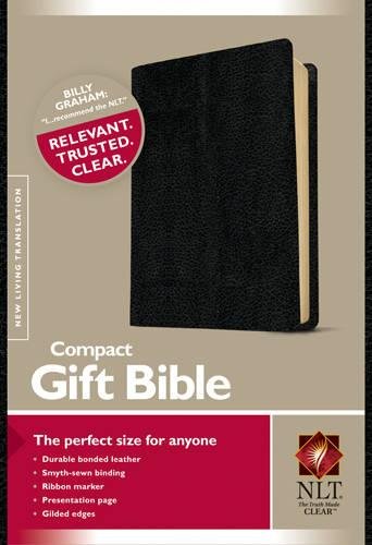 NLT Compact Gift Bible, Black - Re-vived