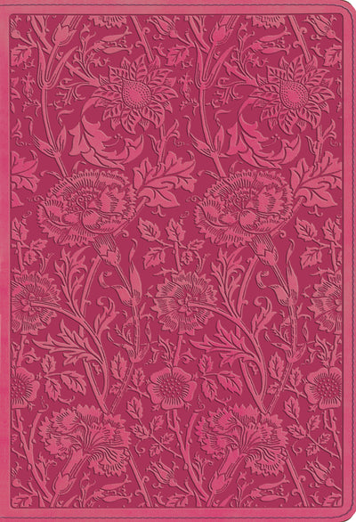 ESV Student Study Bible, TruTone, Berry, Floral Design - Re-vived