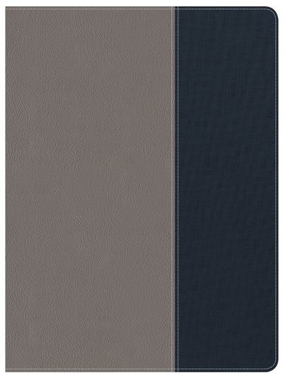 CSB Apologetics Study Bible for Students, Gray/Navy Leathertouch - Re-vived