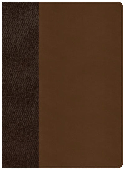 CSB Life Essentials Study Bible, Brown LeatherTouch - Re-vived