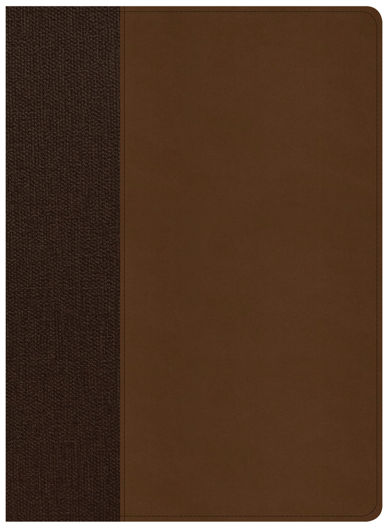 CSB Life Essentials Study Bible, Brown LeatherTouch - Re-vived