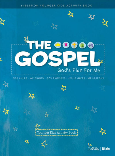 The Gospel: God's Plan for Me Younger Kids Activity Book - Re-vived