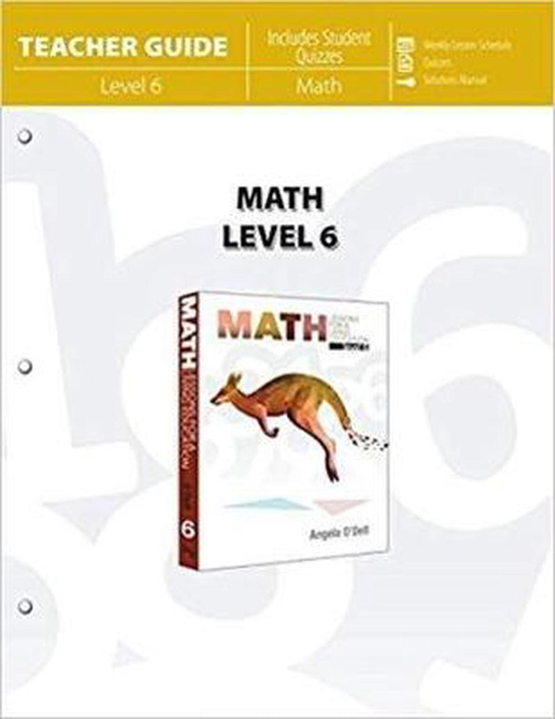 Math Lessons for a Living Education, Level 6 Teacher Guide