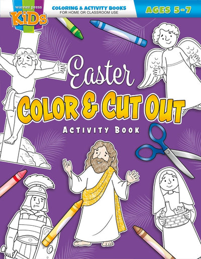 Easter Colour and Cut Out Activity Book - Re-vived