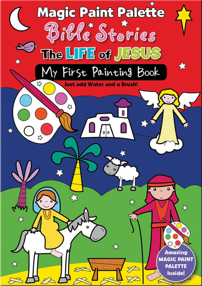 Magic Paint Palette Bible Stories: The Life Of Jesus - Re-vived