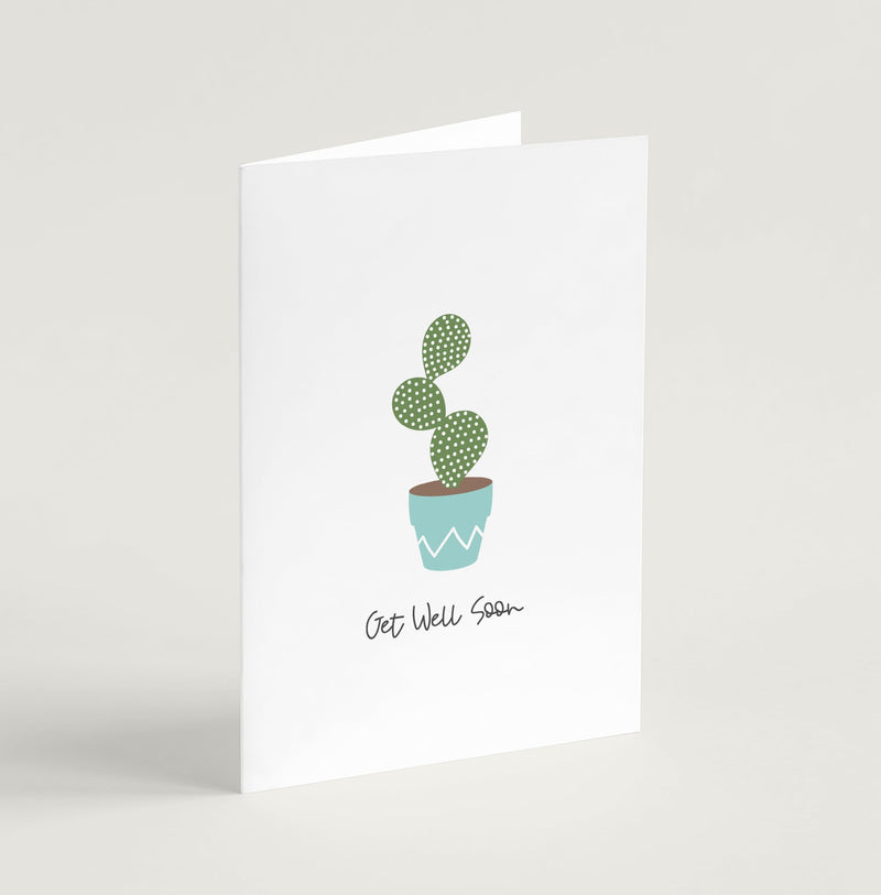 Get Well Soon (House Jungle) - Greeting Card