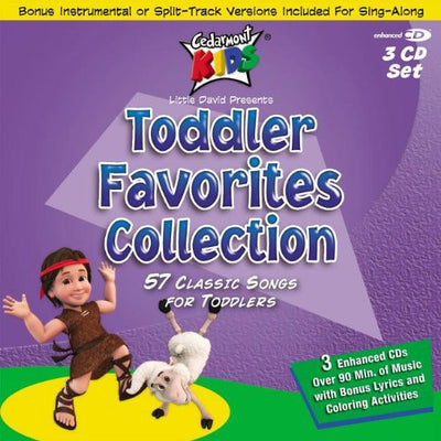Cedarmont Toddler Favourites Collection 3CD Set - Cedarmont Kids - Re-vived.com