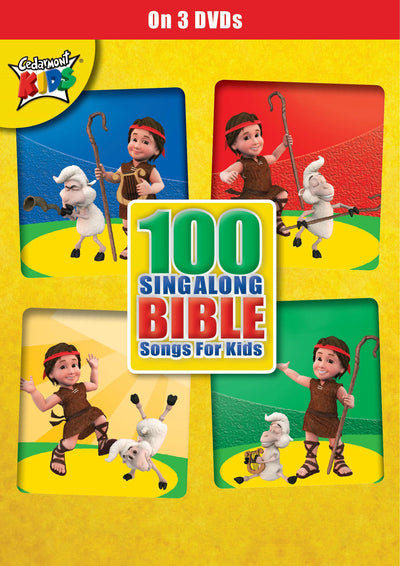 100 Singalong Bible Songs 3DVD's - Re-vived