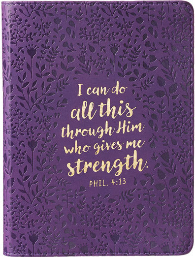 Philippians 4:13 Purple Journal - Re-vived