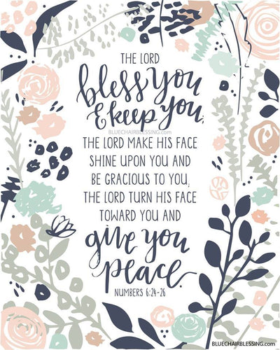 The Lord Bless You A3 Print - Re-vived