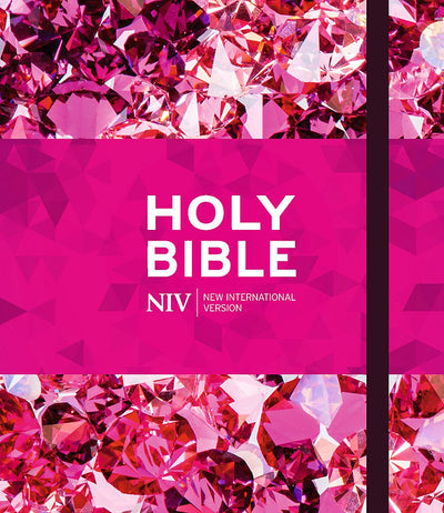 NIV Ruby Journalling Bible: Pink Metallic Hardback - Re-vived