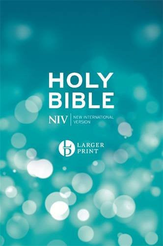 NIV Larger Print Bible, Blue - Re-vived