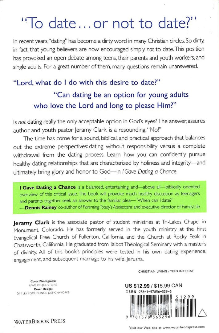 I Gave Dating A Chance - Re-vived