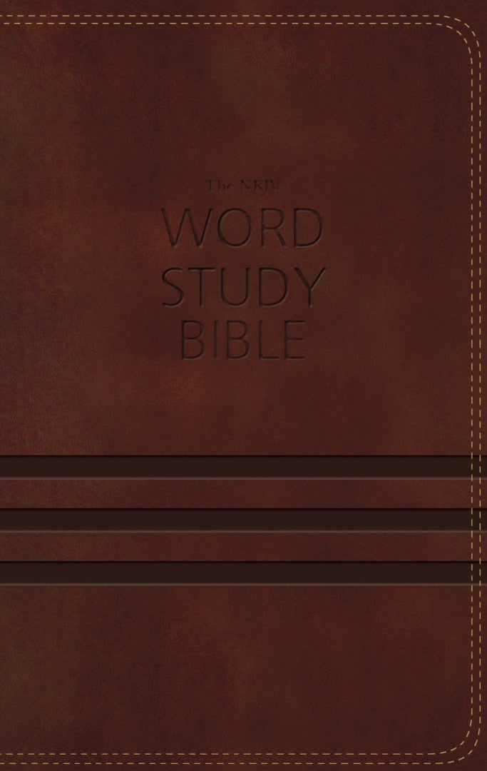 NKJV Word Study Bible IL Indexed Brown