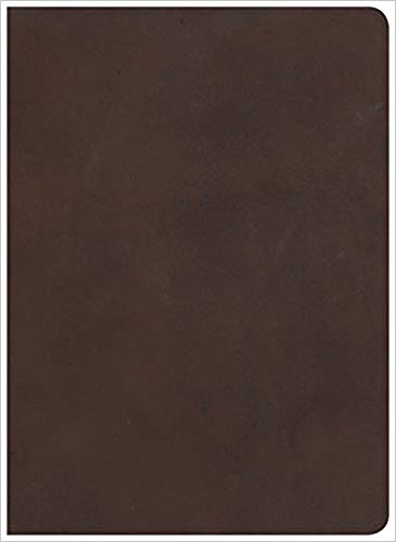 CSB Study Bible, Brown Genuine Leather, Indexed