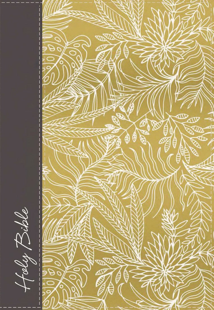 NKJV: Ultraslim Reference Bible, HB, Yellow/White