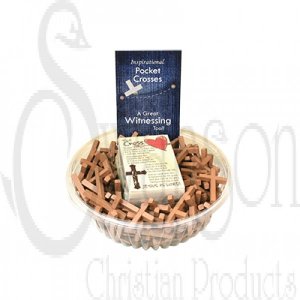 Pocket Wooden Cross - Pack of 144