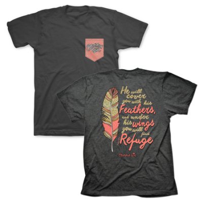 Cherished Girl Adult T-Shirt Cherished Feathers XL