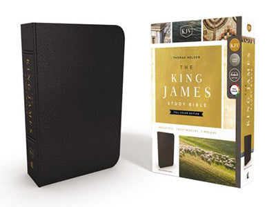 King James Study Bible, The, Genuine Leather, Full-Color