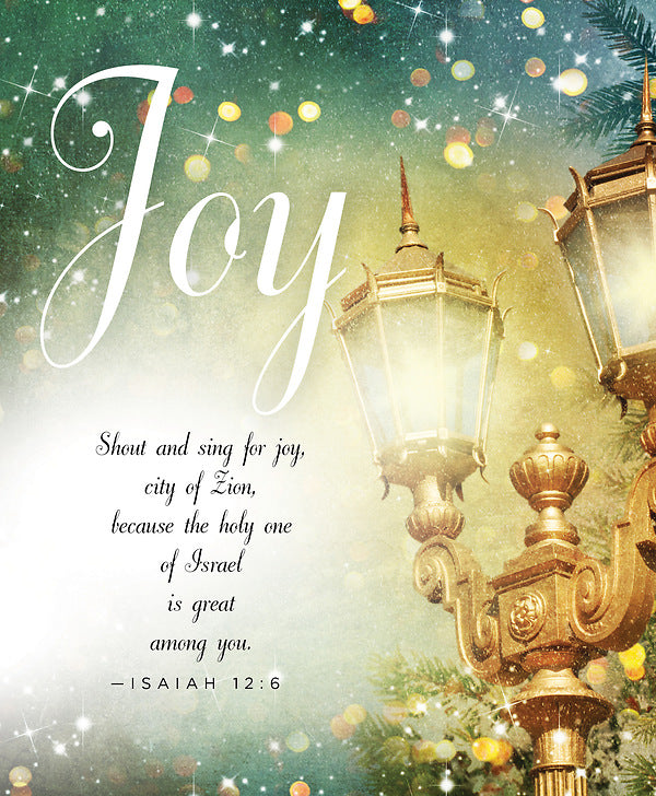 Joy Hymn Advent Bulletin, Large (Pkg of 50)